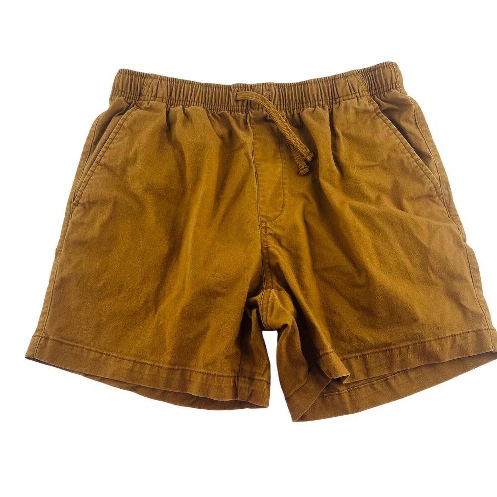 Old Navy Men's size Small Jogger Built In Flex Shorts Pull On Camel Tan‎ elastic
